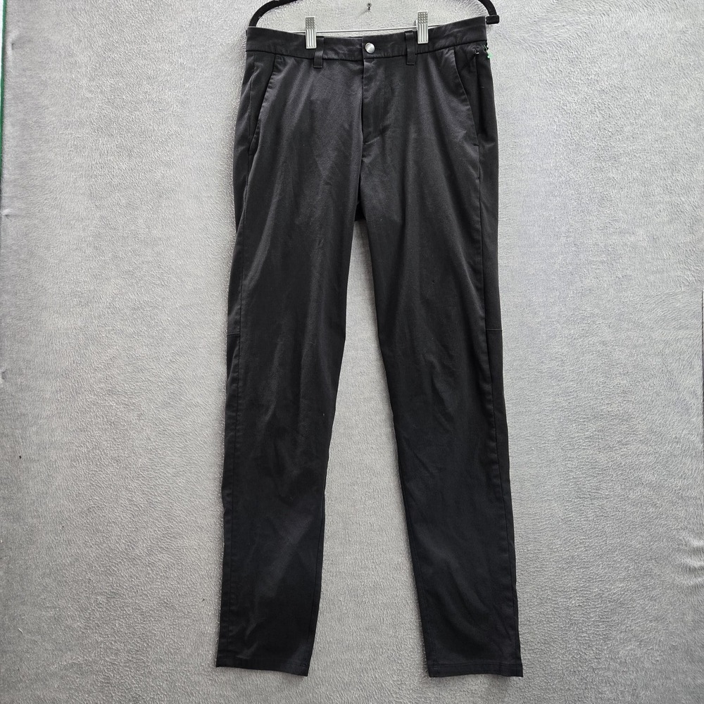 Lululemon Men‎ Pants 31 Black Commission Slim Ventilight 32" Inseam